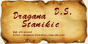Dragana Stanikić vizit kartica